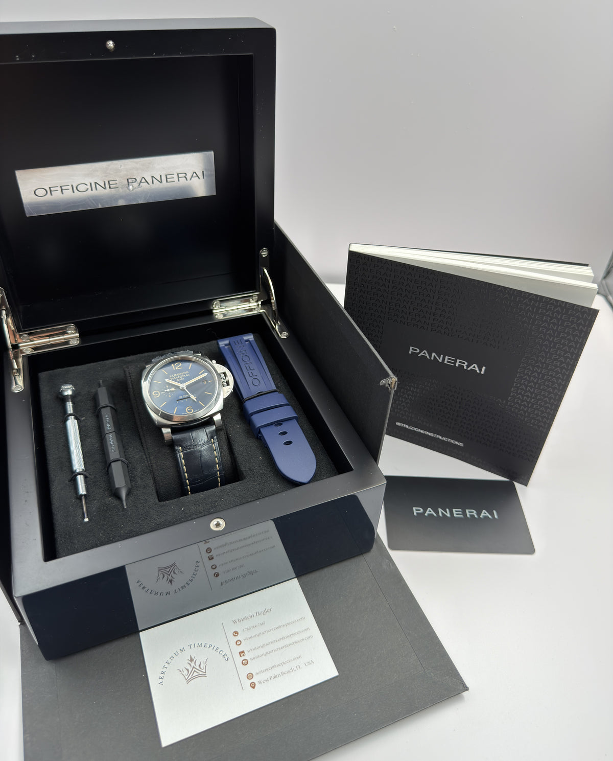 Panerai Luminor GMT Ref. PAM00986 – Full Set